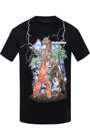 T-shirt with a logo print, zdjęcie 1 T-shirt with a logo print od Palm Angels